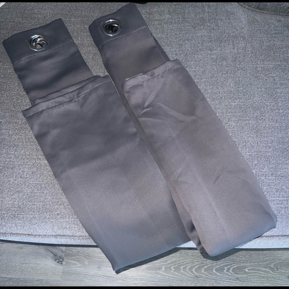 Blackout Grey Curtains 52"W x 45"L (Pack of 2) - Picture 3 of 6